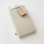 Ensemble de lit drap housse 180 x 200 cm Satin de bambou 120 fils SALOMÉ Pampa 2 taies 60 x 60 cm