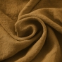 Parure Drap Housse 140 x 190 cm + 2 Taies 60x60 cm 100% Lin Français - Caramel
