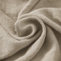 Parure Drap Housse 140 x 190 cm + 2 Taies 60x60 cm 100% Lin Français - Sable