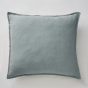 Parure Drap Housse 140 x 190 cm + 2 Taies 60x60 cm 100% Lin Français - Azur