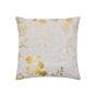 Coussin déhoussable 45 x 45 cm – Polycoton imprimé métallisé Anassia