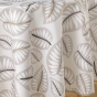 Nappe ronde (0) 180 cm polyester imprime alma Naturel