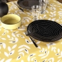 Nappe Rectangulaire 140 x 240 cm Microfibre Imprimée Bellys – Jaune Soleil
