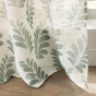 Rideau à Œillets 140x260 cm AQUALIS – Polyester & Lin Imprimé Feuillage