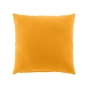 Coussin dehoussable 45 x 45 cm coton/polyester recycle Twily Jaune