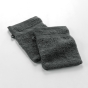 2 gants de toilette 15 x 21 cm eponge unie elegance Anthracite