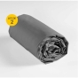 Lot de 2 draps housse king size 180 x 200 cm coton 57 fils Anthracite