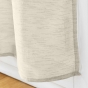 Panneau passe tringle 90 x 200 cm voile tisse carlin Beige