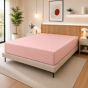 Drap Housse 140 x 190 cm Dragée – 100% Coton 57 Fils/cm² – Bonnet 30 cm