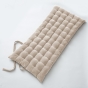 Matelas de sol 60 x 120 velours de coton césar pampa Naturel