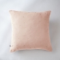 Taie d'oreiller gaze de coton brodée fil or 60 x 60 cm Gaia Chic Rose