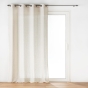 Rideau a oeillets 140 x 240 cm polyester/lin uni Pauline Sans