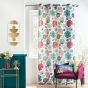 Rideau a oeillets 140 x 260 cm polyester imprime winteria Blanc