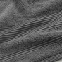 Drap de bain 90 x 150 cm – Coton éponge uni Tendresse Anthracite – 500 g/m²