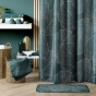 Rideau de douche+crochets 180 x 200 cm polyester imprime jade Sans
