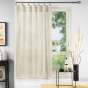 Panneau a anneaux 140 x 240 cm voile tisse linka Naturel