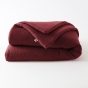Édredon 180 x 240 cm - Double Gaze de Coton 125 gr/m² - Uni Gaïa Bordeaux