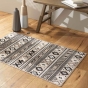 Tapis rectangle 68 x 110 cm viscose tissee sakari Taupe