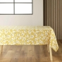Nappe Rectangulaire 140 x 240 cm Microfibre Imprimée Bellys – Jaune Soleil