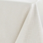 Nappe rectangle 140 x 250 cm jacquard enduit azuline Naturel