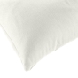 Coussin dehoussable 30 x 50 cm coton/polyester recycle grs twily Blanc