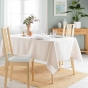 Nappe rectangle 140 x 240 cm jacquard artea Naturel