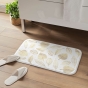 Tapis de bain 45 x 75 cm microfibre imprimee metallisee joya des. place Sans