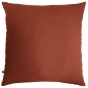 Taie d'oreiller en double gaze de coton – 60 x 60 cm – Gaïa Terracotta