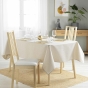 Nappe rectangle 140 x 250 cm jacquard enduit azuline Naturel