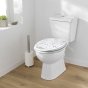 Abattant wc charnieres metal 37.5 x 46 cm mdf imprime Bubble