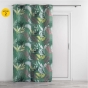 Lot de 2 Rideaux a oeillets 140 x 260 cm polyester imprimé Assana Kaki