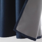 Rideau a oeillets 140 x 180 cm 100% occultant thermique Crepuscule Bleu