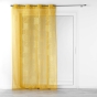 Panneau a oeillets 140 x 280 cm voile sable imprime metallise lineor Jaune/or