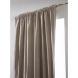 Rideau occultant 140 x 260 cm – Galon fronceur couture invisible – Blackout & Polaire – BJORN Beige
