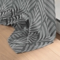 Rideau a oeillets 140 x 260 cm jacquard victoria Gris
