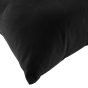 Coussin dehoussable 45 x 45 cm coton/polyester recycle Twily Noir