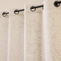 Rideau Grande Hauteur à Œillets - 140 x 280 cm - Polycoton Imprimé Naya Naturel