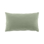 Coussin dehoussable 30 x 50 cm coton/polyester recycle grs twily Sauge