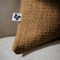 Coussin Déhoussable 45 x 45 cm – 100 % Coton Texturé – Sixtine Camel