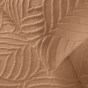 Housse de couette 240 x 220 cm microfibre unie tuftée HELTIE + 2 taies Mocha