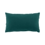 Coussin dehoussable  30 x 50 cm coton/polyester recycle grs twily Emeraude