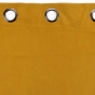 Rideau à Œillets 140 x 240 cm – Suédine Toucher Peau de Pêche – Sultane Jaune