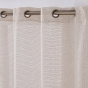 Voilage à œillets 140 x 240 cm filet FILEA Beige