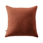 Coussin Déhoussable 45 x 45 cm – 100 % Coton Texturé – Sixtine Terracotta