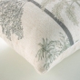 Coussin déhoussable 30 x 50 cm – Polyester/Lin imprimé Palméa Vert