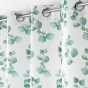 Lot de 2 Rideaux a oeillets 140 x 260 cm polyester imprime Leandre