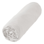 Drap Housse 160 x 200 cm – Lin Lavé Français Luxe Soline – Blanc