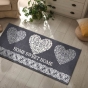 Tapis antirérapant rectangle 50 x 120 cm imprime Mathilda