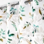 Lot de 2 Rideaux à Œillets Dilaris - 140 x 260 cm - Polyester Imprimé Feuillage