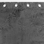 Lot de 4 Rideaux Occultants à Œillets - 140 x 240 cm - Velours relief Anthracite